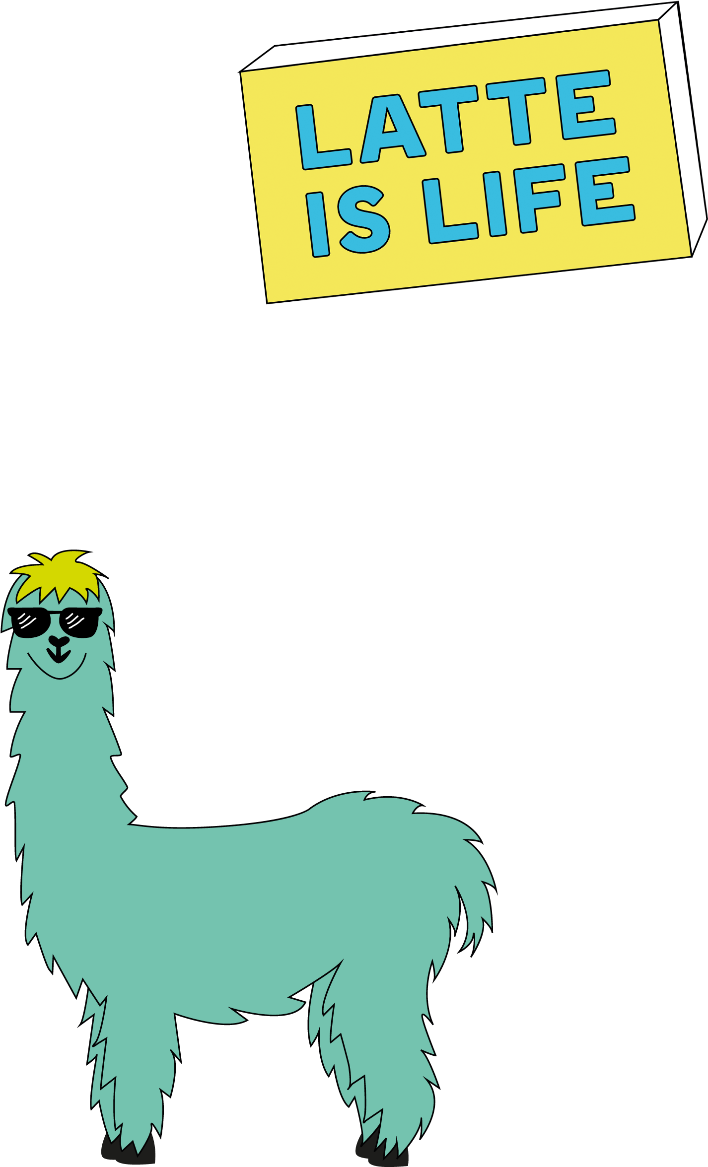 Our Coffee - Cartoon Clipart (1800x2880), Png Download