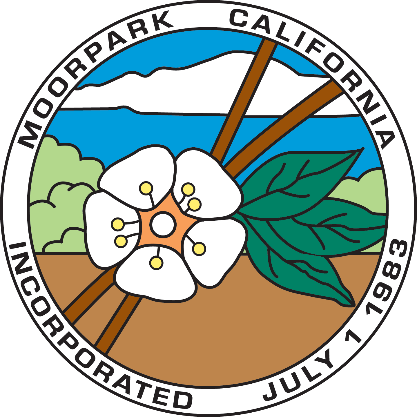 City Of Moorpark Logo Clipart (1438x1438), Png Download