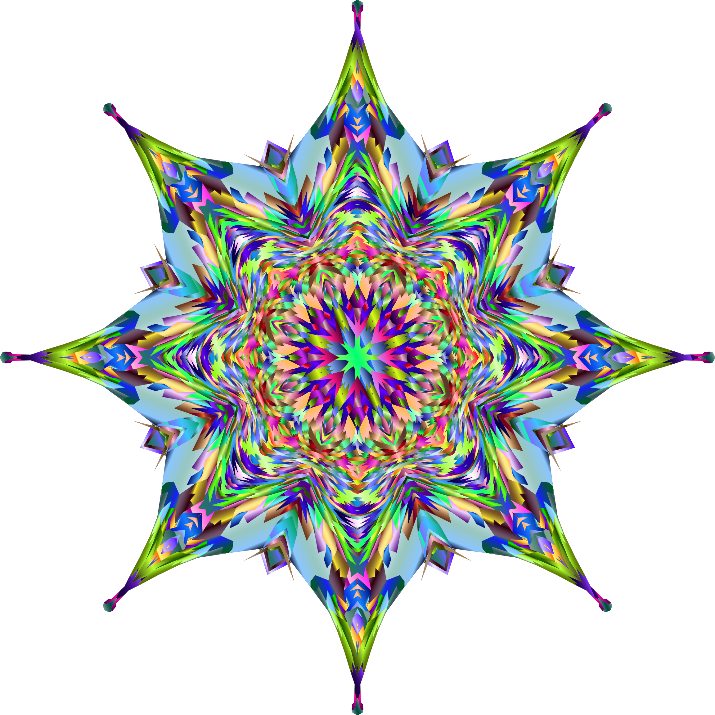 This Free Icons Png Design Of Vibrant Mandala 2 Clipart (2304x2304), Png Download