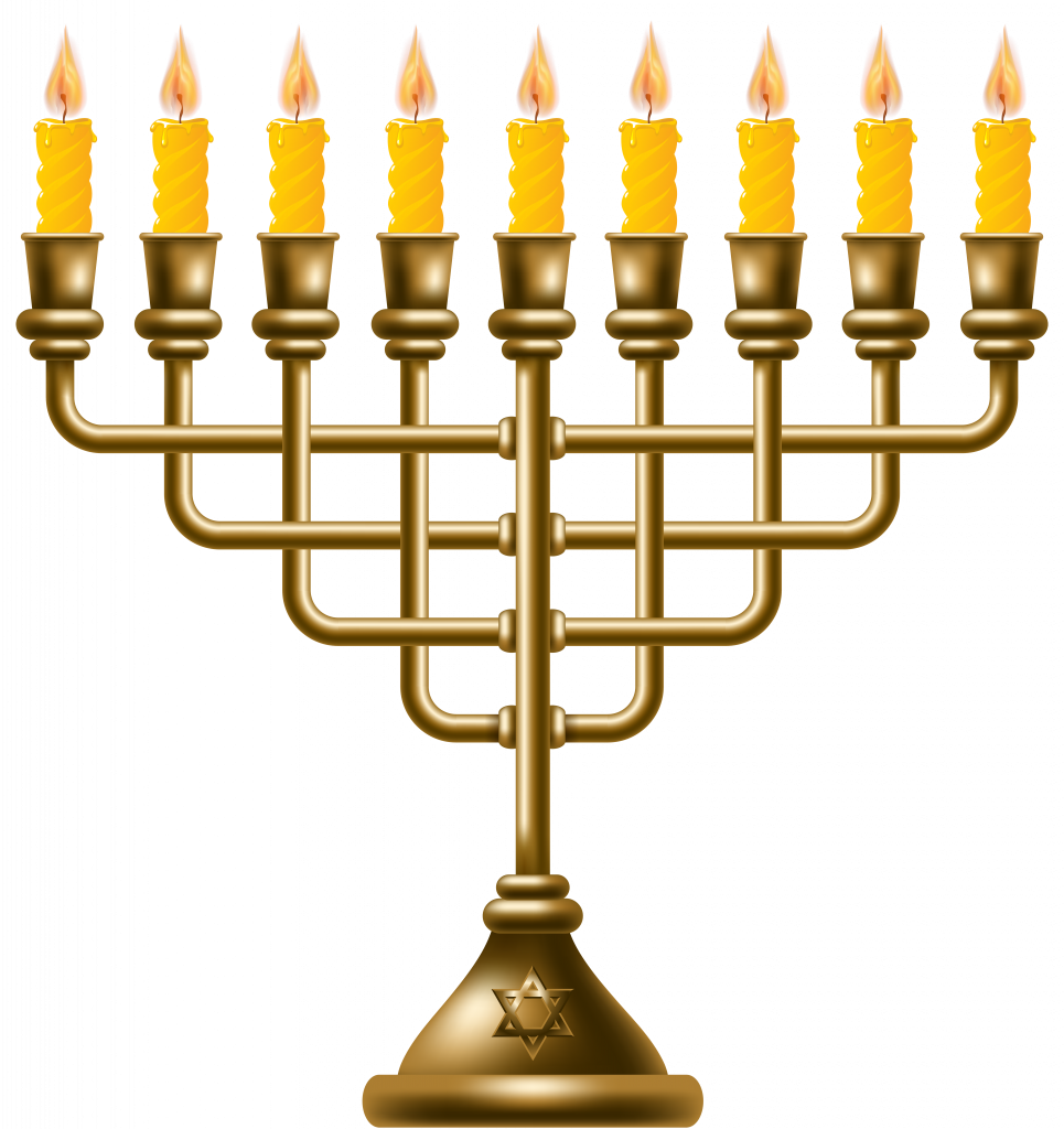 Menorah Png Clipart (965x1024), Png Download