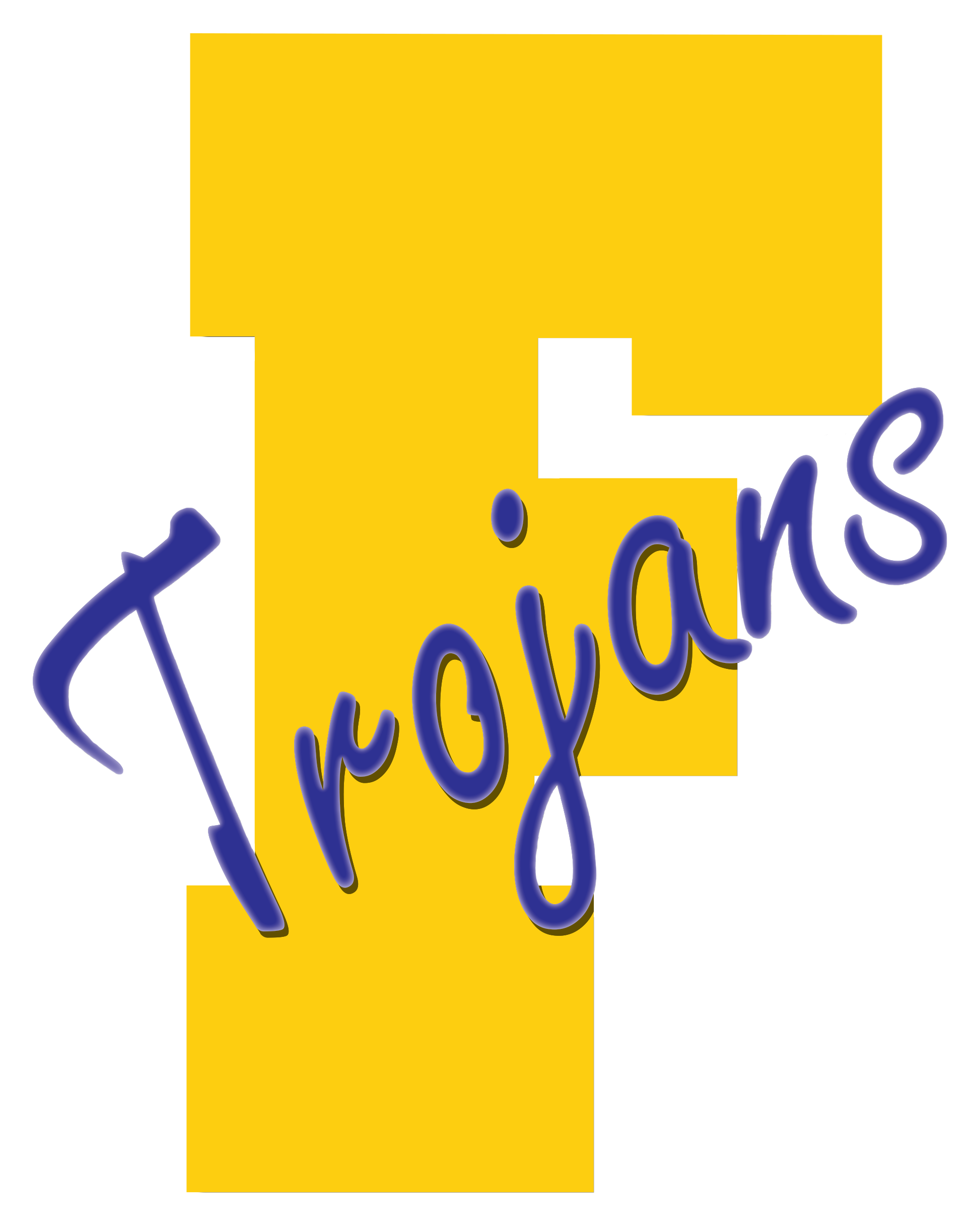 Findlay Trojans - Findlay City Schools Clipart (1995x2453), Png Download