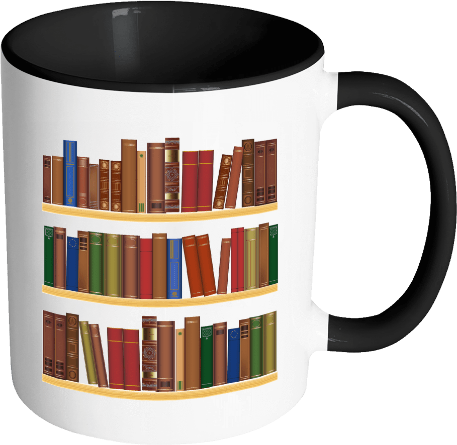 Image Free Stock Shelves Accent Mug Awesome Librarians Clipart (1024x1024), Png Download