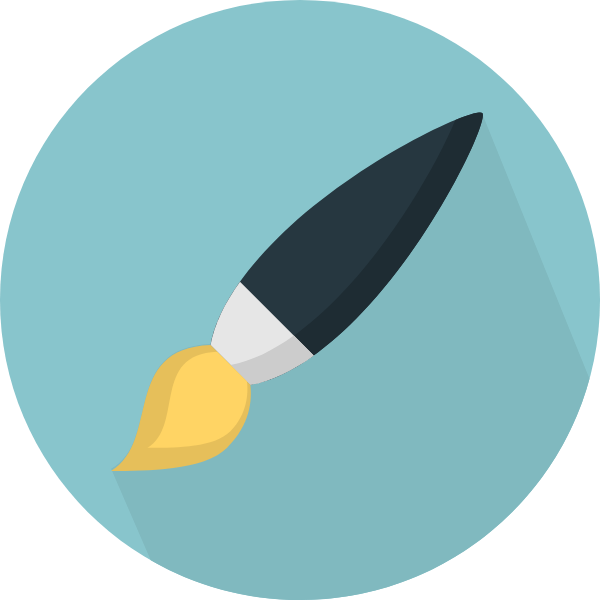 The Art Of Pedagogy - Paintbrush Clipart (600x600), Png Download