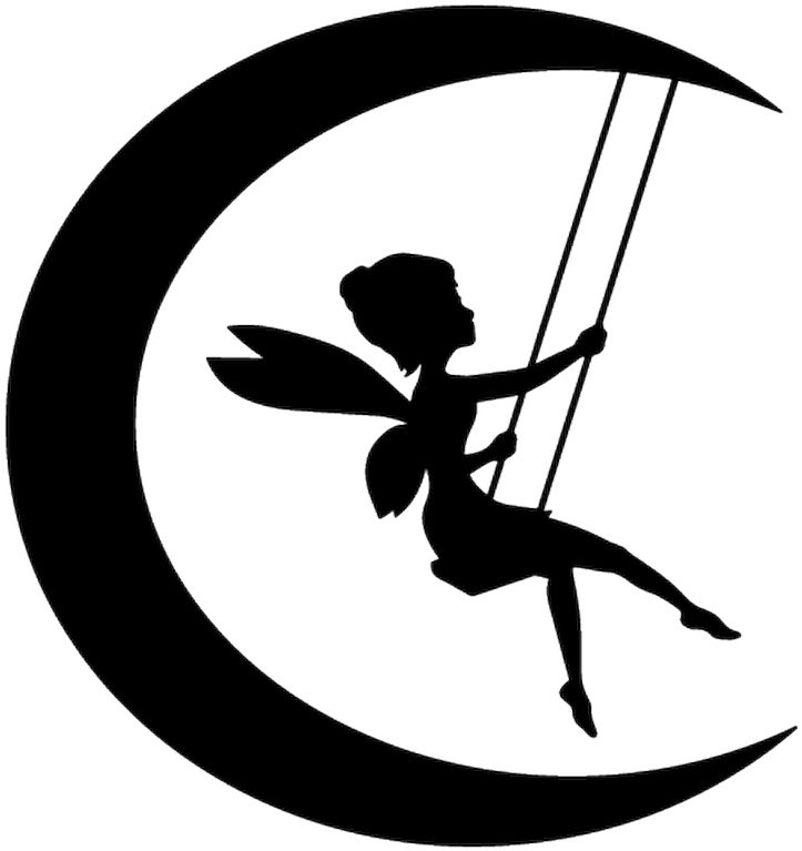 Fairy Swing On The Moon Clipart (800x800), Png Download