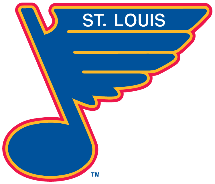 Blues Clip Louis Clip Black And White - St Louis Blues Old Logo - Png Download (751x643), Png Download