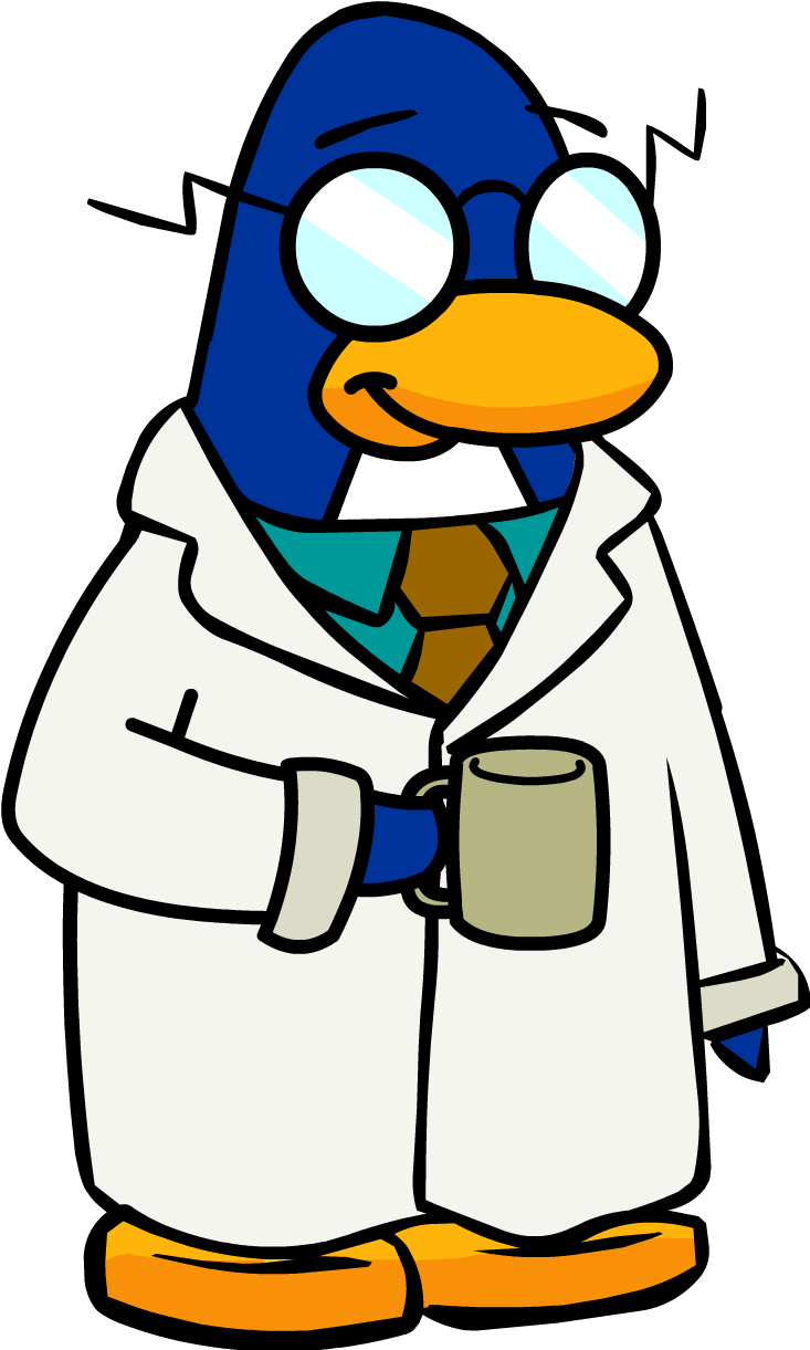Gary Coffee - Png - Gary Club Penguin Coffee Clipart (790x1220), Png Download