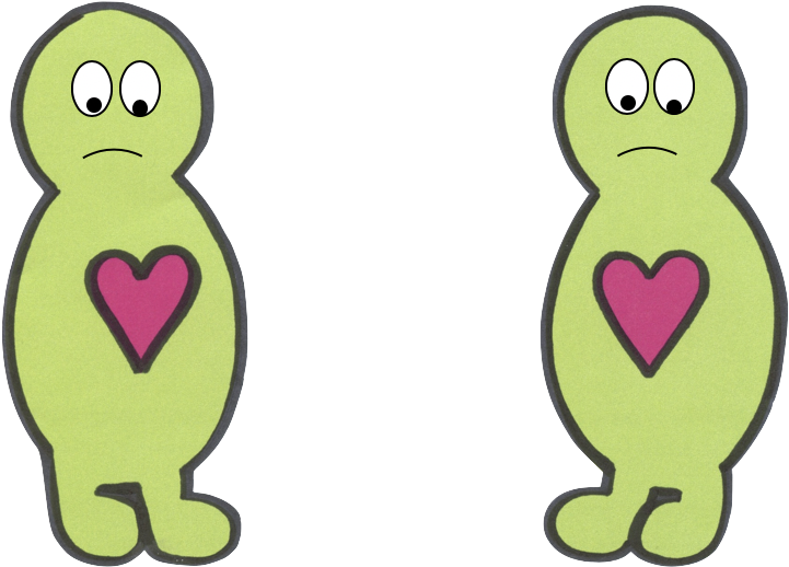 Not Connecting Hearts With Faces - Research Clipart (838x624), Png Download