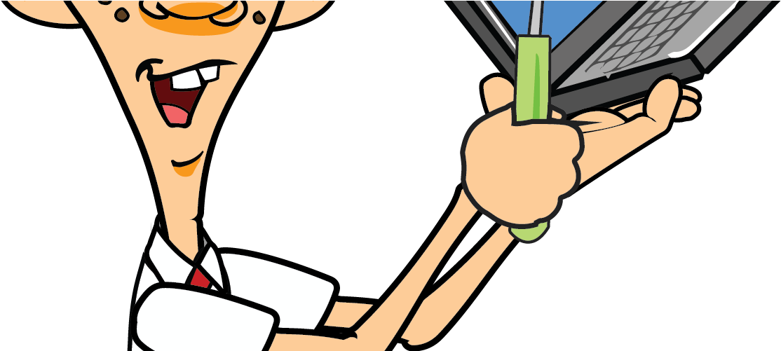 Computer Repairman Featured Image - Nerds Png Clipart (1294x500), Png Download