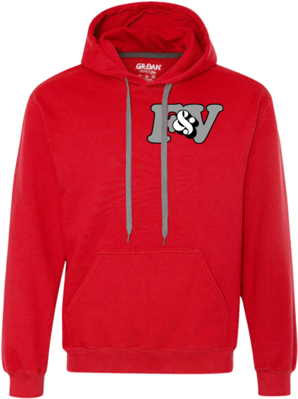 Red Tape Heavyweight Red - Free Kodak Black Heavyweight Pullover Fleece Sweatshirt Clipart (580x580), Png Download