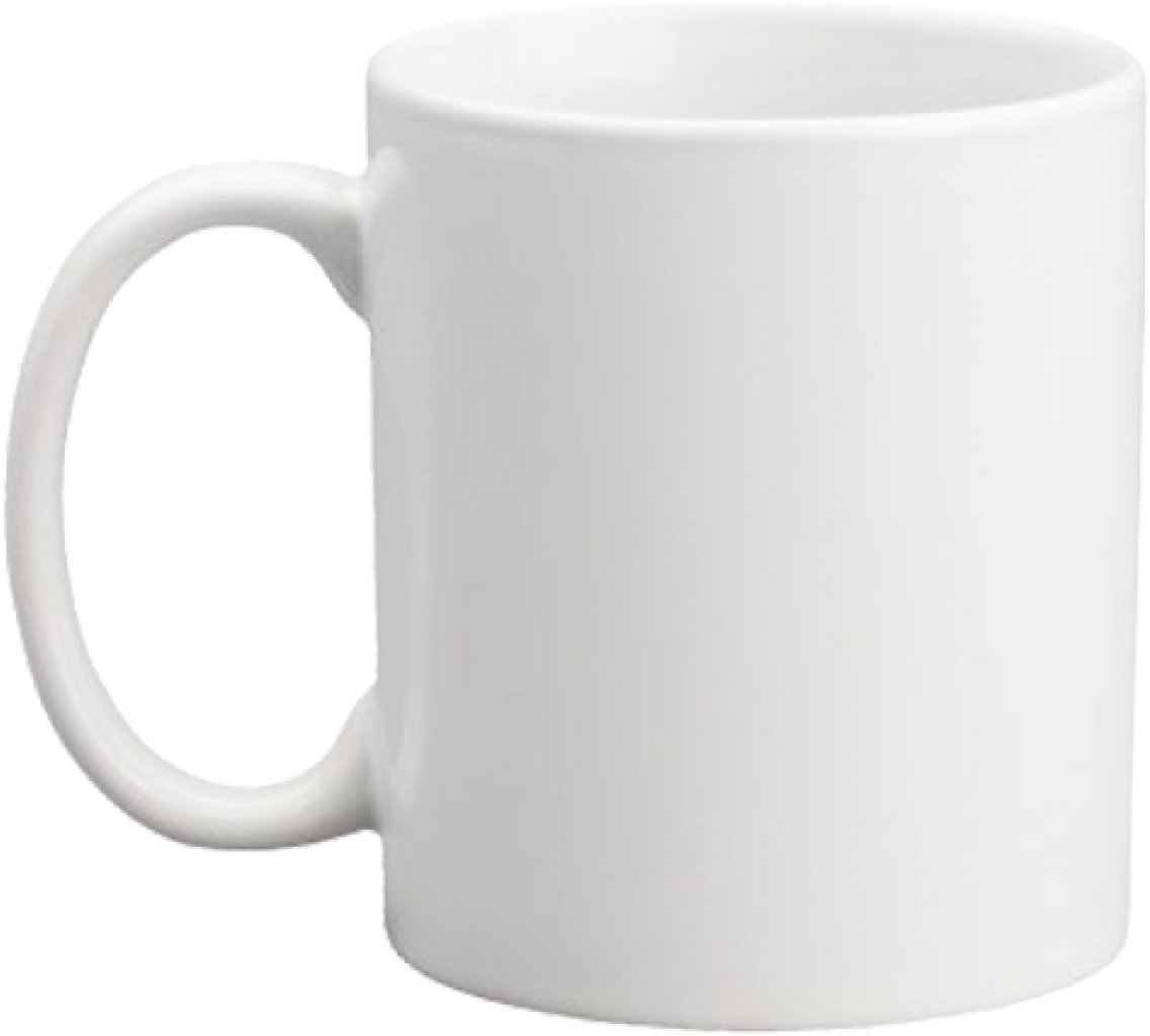 White Mug Transparent Background Clipart - Full Size Clipart (#2071157