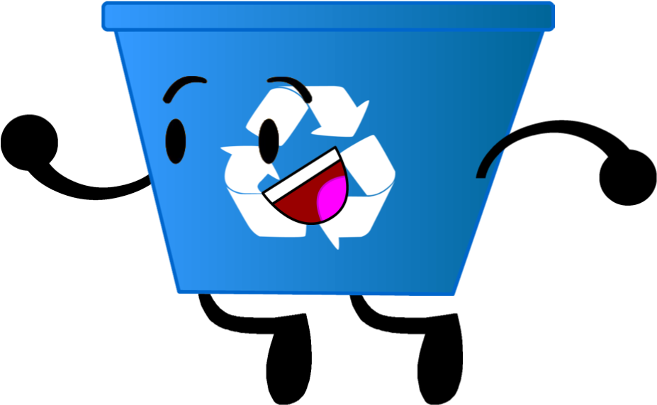 Recycling When Objects Work - Recycling Bin Clipart (938x578), Png Download