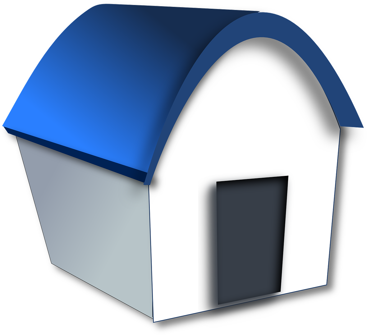 Doghouse Clipart Kennel - Png Download (1280x1105), Png Download
