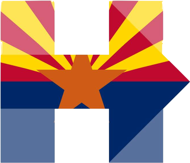Hillary For Arizona - Arizona Clipart (750x750), Png Download