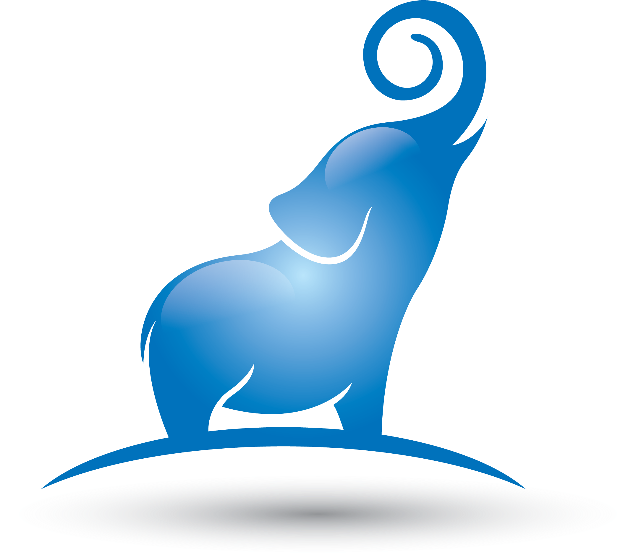 T3 Psychic - Elephant Clipart (2480x2480), Png Download