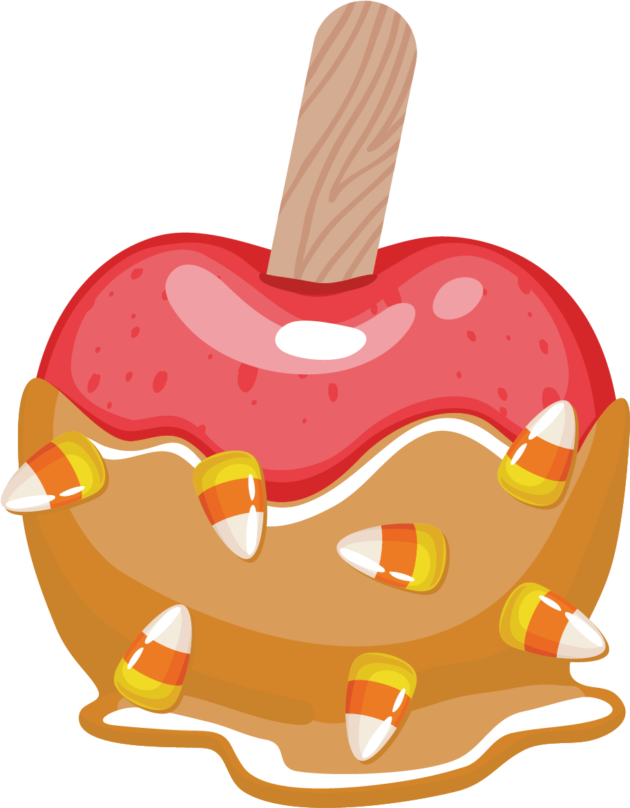 Indulge In A Caramel Apple Toppings Bar - Festival Clipart (931x1196), Png Download