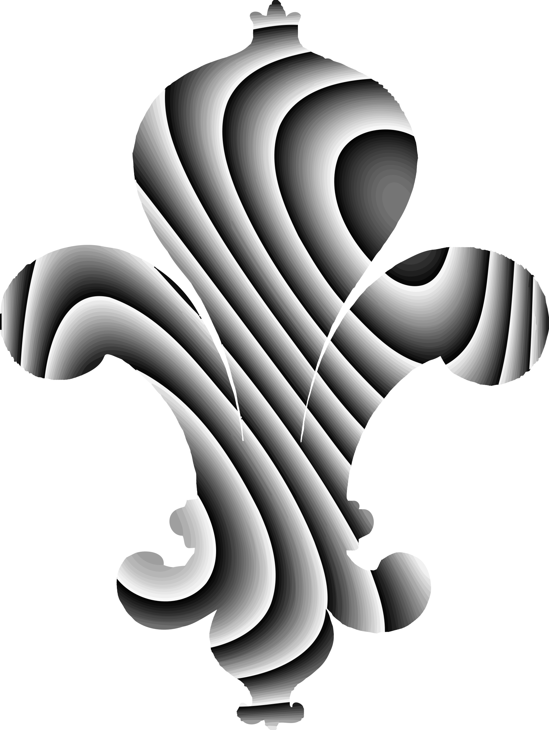 Fleurs De Lys Design 1 Clipart (1804x2400), Png Download