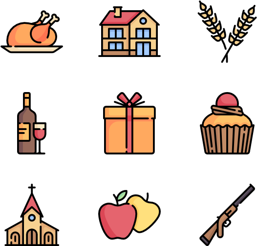 Thanksgiving Clipart (600x564), Png Download