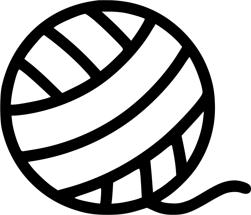 Clew Knitting Thread Wool Yarn Svg Png Icon Free Download - Wool Icon Png Clipart (981x842), Png Download