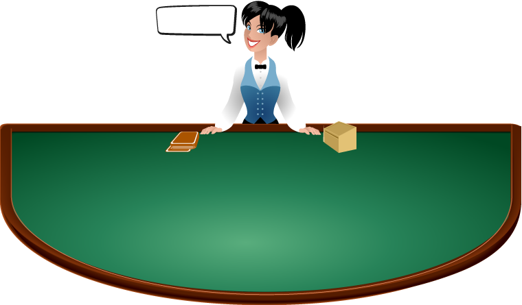 Select The Dealer's Face-up Card Value - Cartoon Clipart (760x445), Png Download