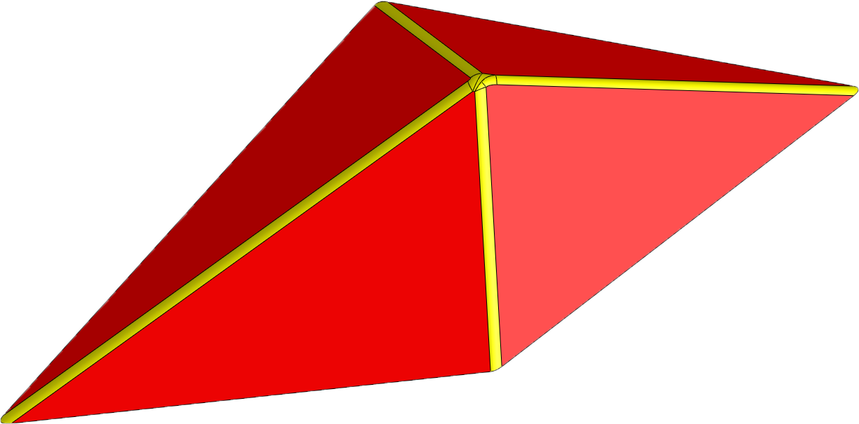 Square Asymmetric Flat 1200 L Or R - Quadrilateral Clipart (1226x606), Png Download