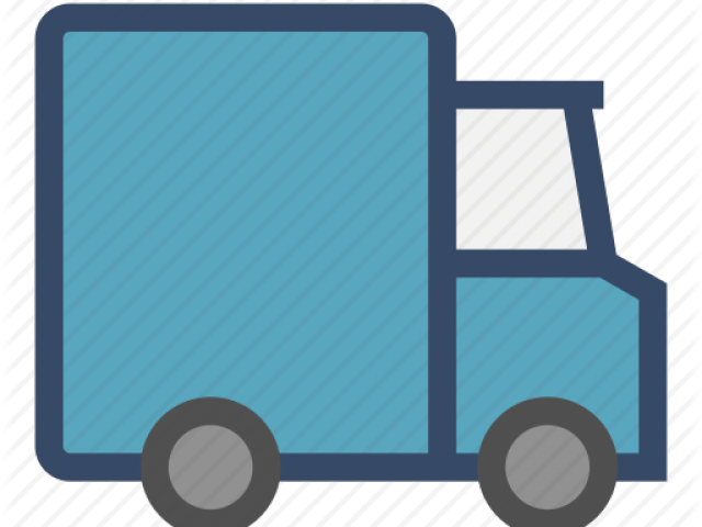Driving Clipart Courier Truck - Truck - Png Download (640x480), Png Download