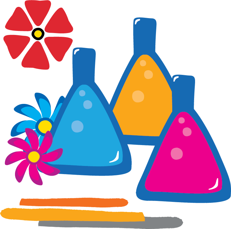 Explore A World Of Color Harvested From Roots, Bark, - Rubik's Cube Clipart (739x734), Png Download