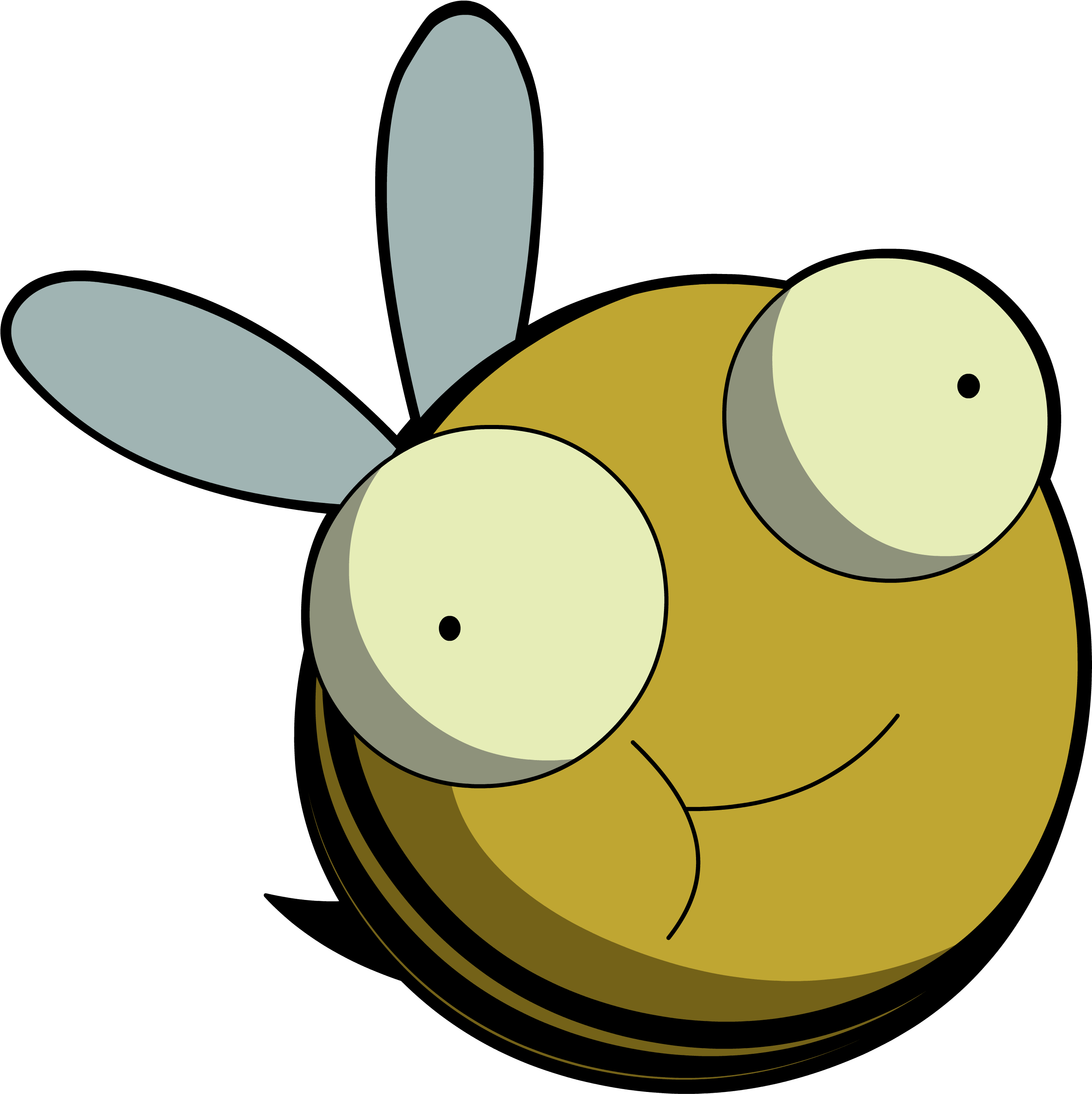 Wise Old Thumper Jenova's Avatar - Invader Zim Bee Png Clipart (2800x2800), Png Download