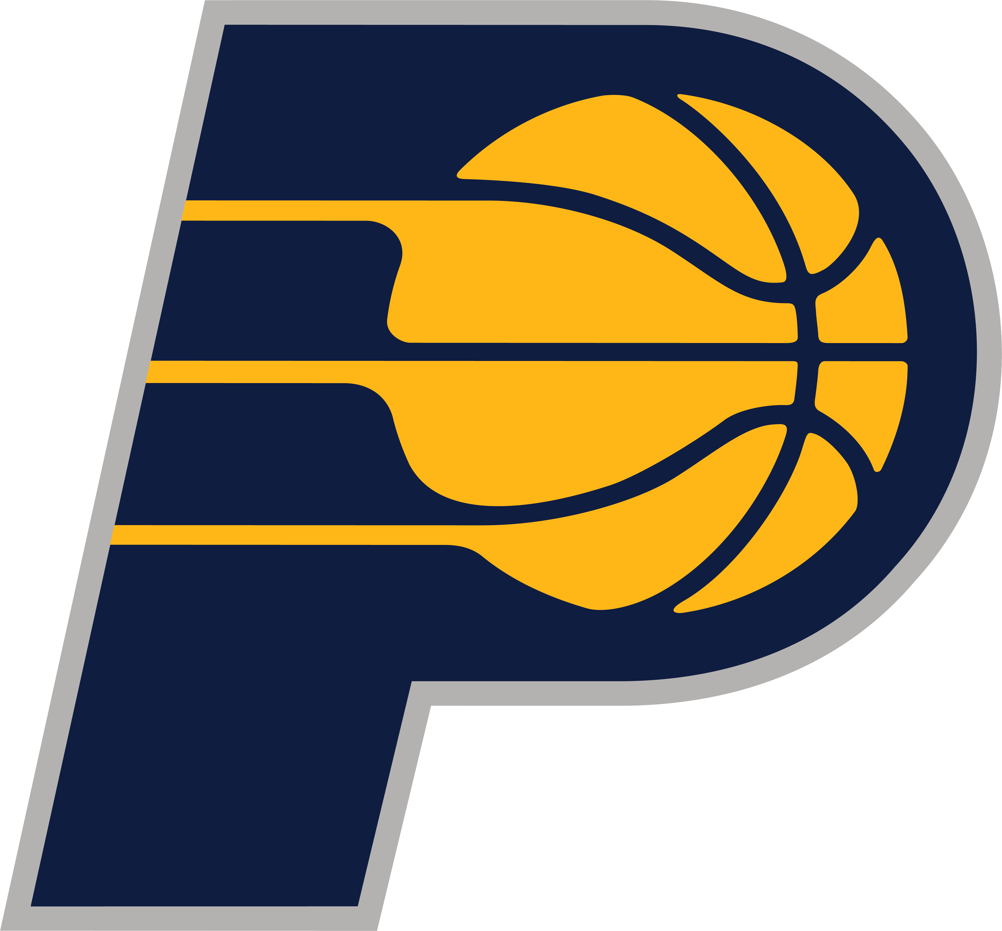 Basketball Operations Internship - Indiana Pacers P Logo Clipart (4029x3745), Png Download