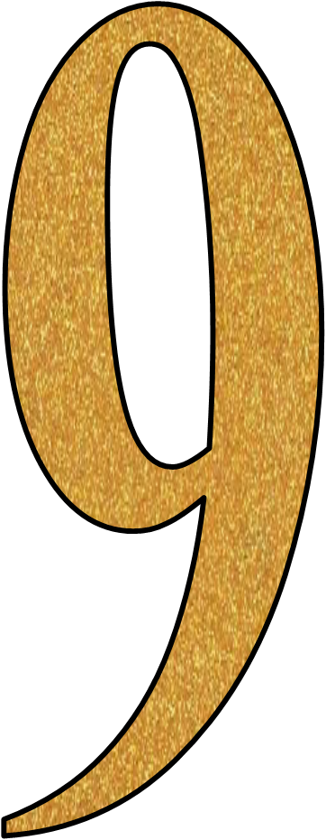 Glitter Gold Clipart (362x930), Png Download