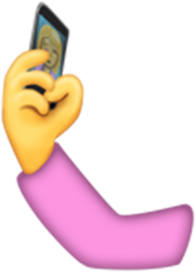 Taking Selfie Emoji - Selfie Emoji Png Clipart (600x600), Png Download