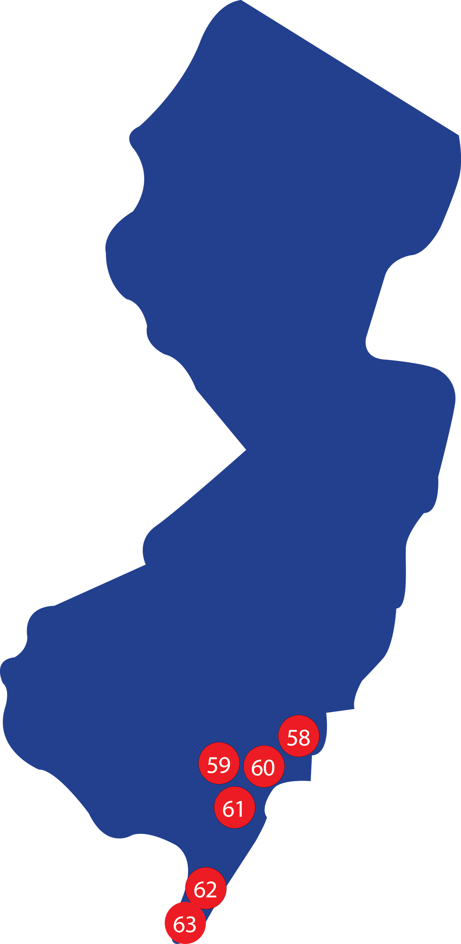 Somers Point Sentinel - New Jersey Clipart (1500x3068), Png Download