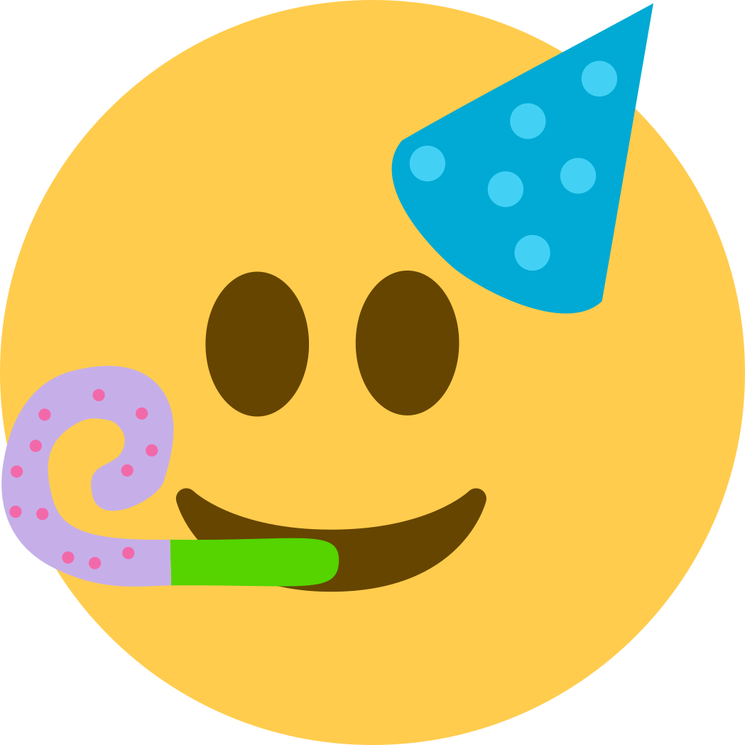 Party - Emoji Con Gorro De Fiesta Clipart (1049x1049), Png Download