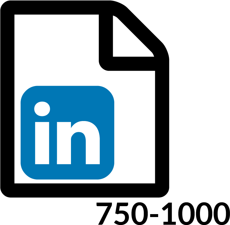 1 Linkedin 750 1000 Word Post Month - Facebook Twitter Instagram Linkedin Clipart (800x800), Png Download