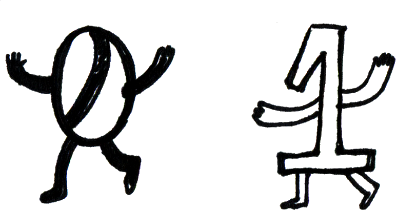 When We Work With Digital Electronics, Zero And One - Zero And One Clipart (864x456), Png Download