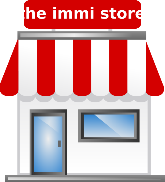 Graphic Library Stock Shop Front Clip Art At Clker - Brick And Mortar Icon - Png Download (540x597), Png Download