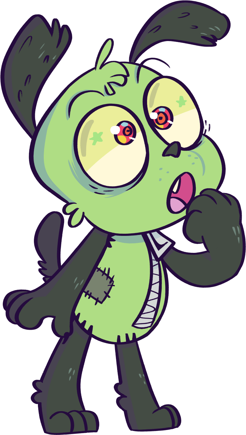 Invader Zim Characters - Dog Clipart (982x1462), Png Download