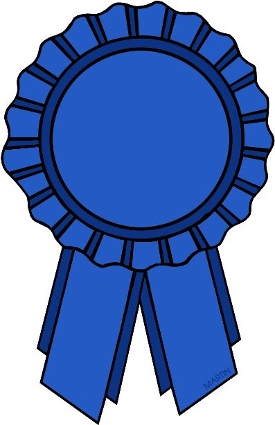Blue Ribbon - Clip Art - Png Download (490x648), Png Download