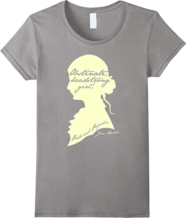 Obstinate Headstrong Girl Tshirt, Ultimate Jane Austen - Obstinate Headstrong Girl (pride And Prejudice Jane Clipart (629x735), Png Download