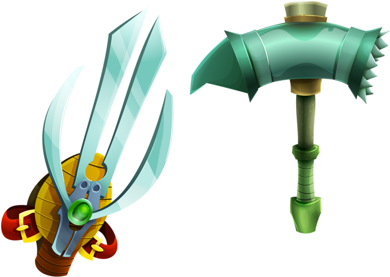 Swords Clipart Plastic - Martillo Espada - Png Download (800x598), Png Download