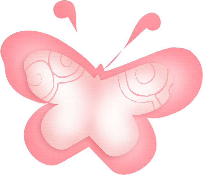 It`s A Girl - Butterfly Clipart (702x606), Png Download