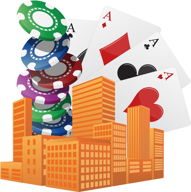 Las Casino Illustration Property - Architecture Clipart (707x1000), Png Download