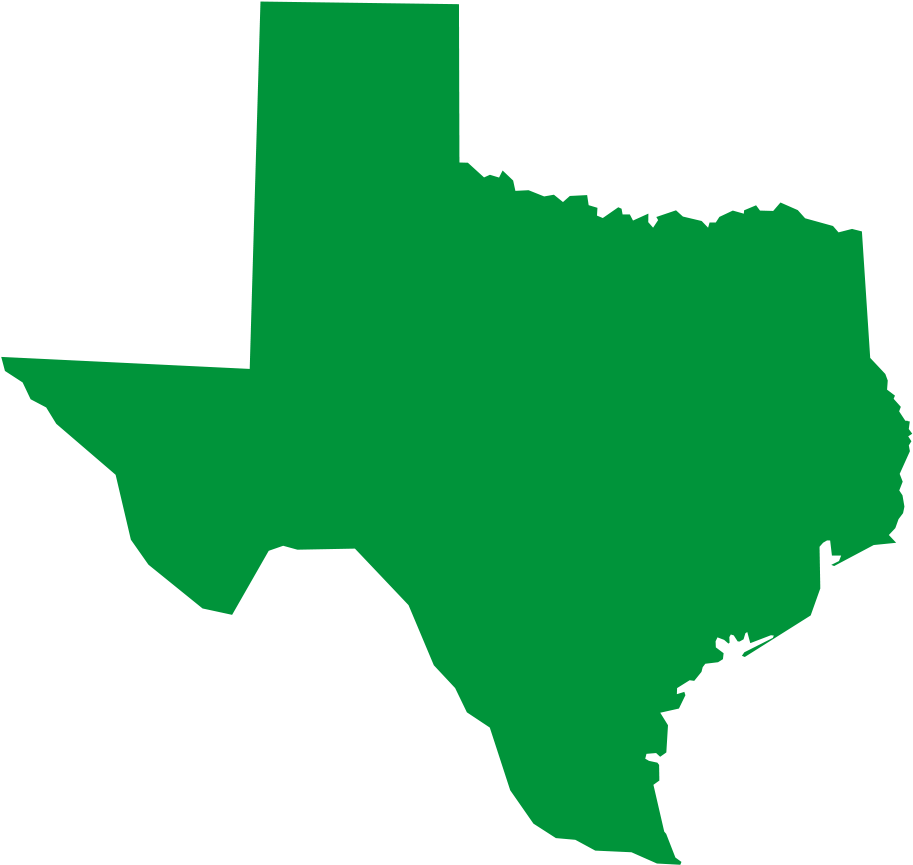 Texas - Texas Green Clipart (1129x864), Png Download