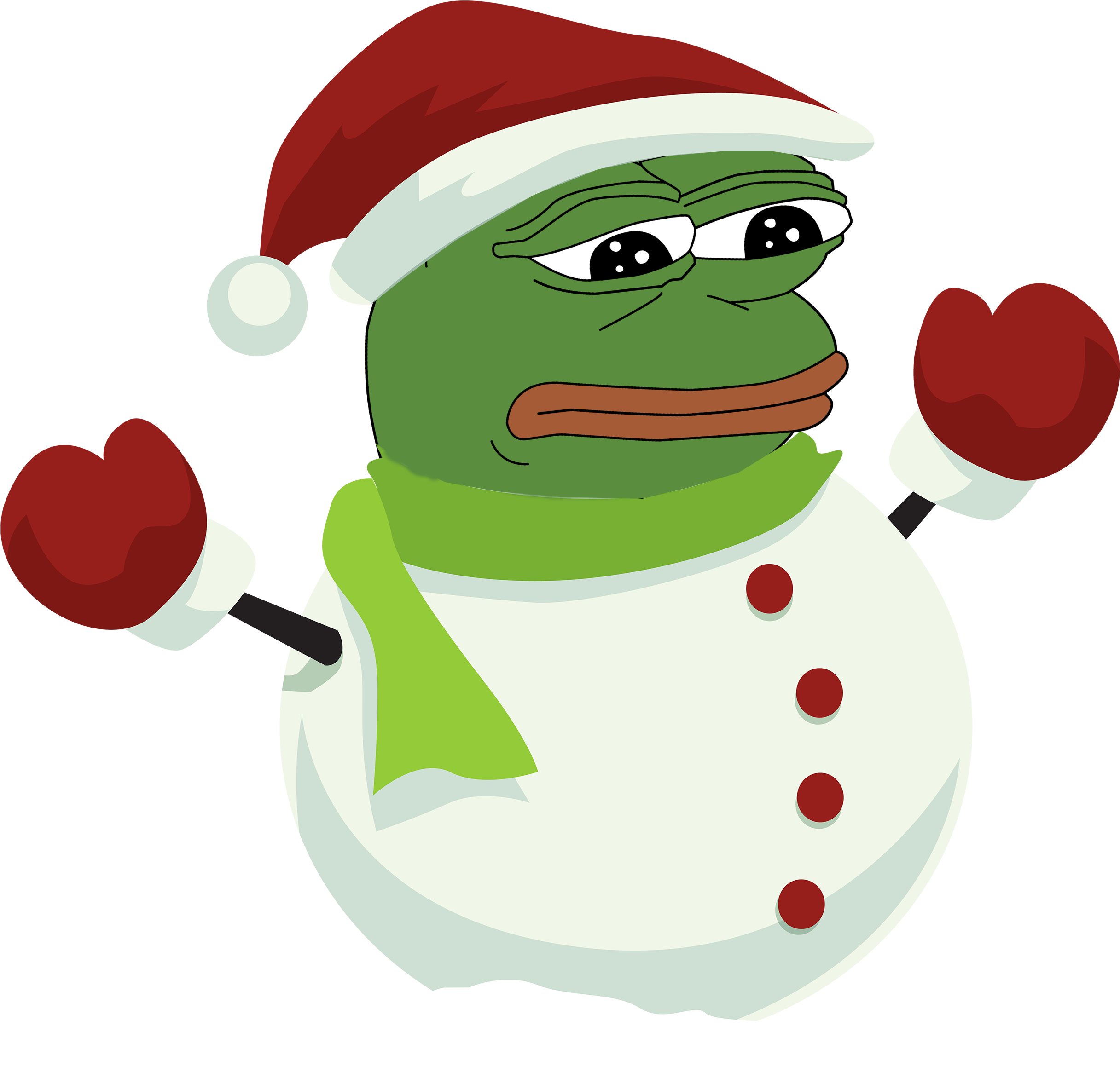 Post - Snowman Png Clipart (2500x2408), Png Download
