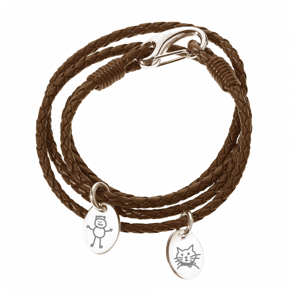 Clipart Royalty Free Download Childrens Leather - Childrens Drawing Leather Bracelet - Png Download (990x990), Png Download