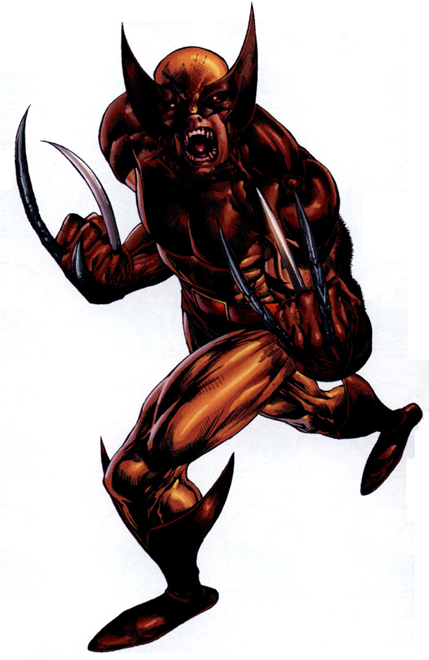 Drawing Wolverine Dark - Dark Wolverine Png Clipart (608x948), Png Download