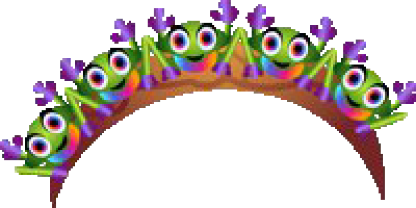 Free Png Rainforest Nomi Tiara Green Png Images Transparent Clipart (850x425), Png Download