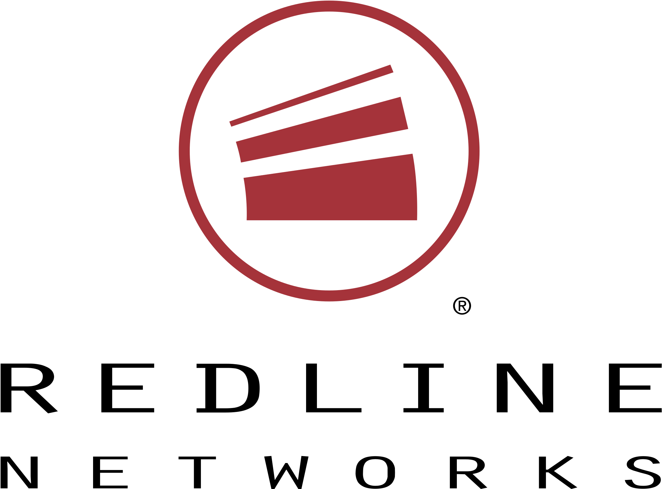 Vector Networks Clip Art Black And White Download - Redline Networks - Png Download (2400x2400), Png Download