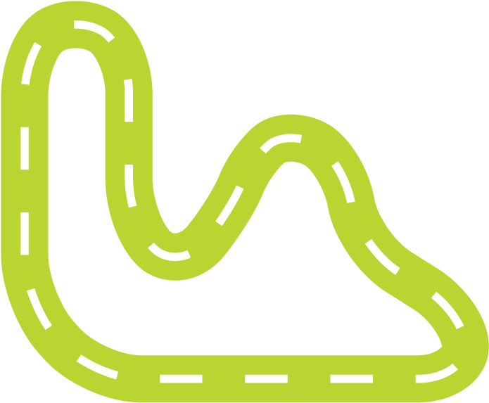 210 Km - Circuits De Coches Clipart (849x849), Png Download