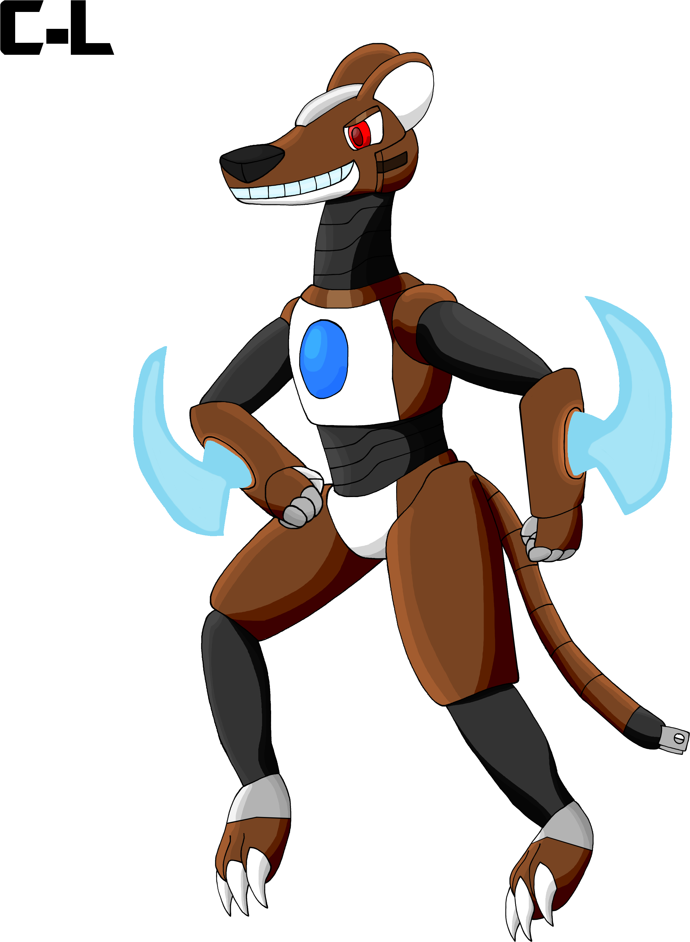 [com] Alex The Robot Weasel - Weasels Clipart (2480x3508), Png Download
