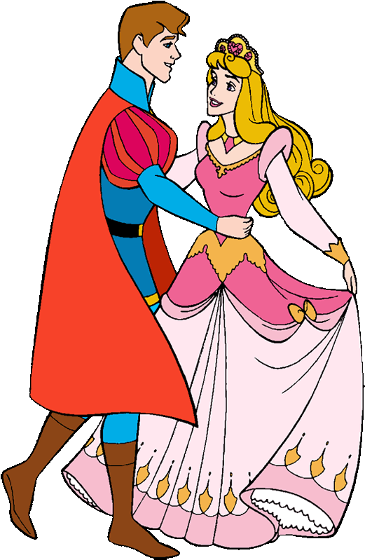 Princess Aurora's Valentine's Day With Prince Philip - Disney Pictures Of Aurora And Phillip Clipart (575x811), Png Download